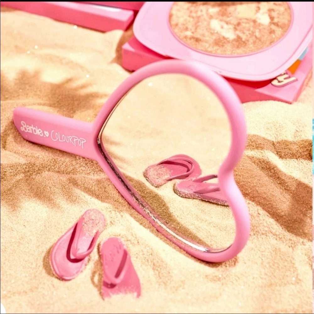 Colourpop x Malibu Barbie Full Size Hand Mirror - Picture 3 of 8